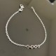 Bracelet infini en argent massif 925/000