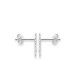 Boucles d'oreilles puces soleils en argent massif 925/000