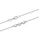 Bracelet grains de café argent massif 925/000 Bijou tendance