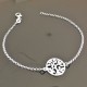 Bracelet arbre de vie en argent massif 925/000 