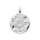 Pendentif soleil étoiles argent massif 925/000 rhodié