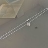 Collier pendentif petit coeur en argent 925/000 sur fine chaine