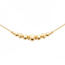 Collier perles Plaqué Or 18 carats Bijou tendance