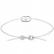 Bracelet argent massif 925/000 perle de culture