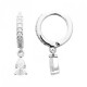 Boucles d'oreilles argent massif 925/000 pendantes gouttes zirconium