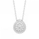 Collier goutte arabesque argent massif 925/000