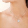 Collier goutte arabesque argent massif 925/000