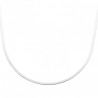 Collier maille Miroir argent massif 925/000