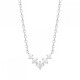 Collier Lina argent massif 925/000 et zirconium 