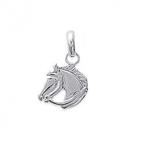 Pendentif tête de cheval en argent 925/000